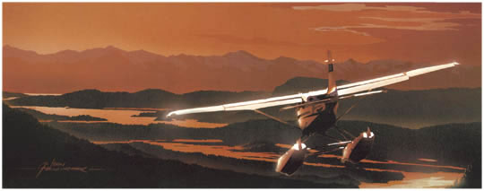 "Golden Globe" - John Fehringer - Aviation Art